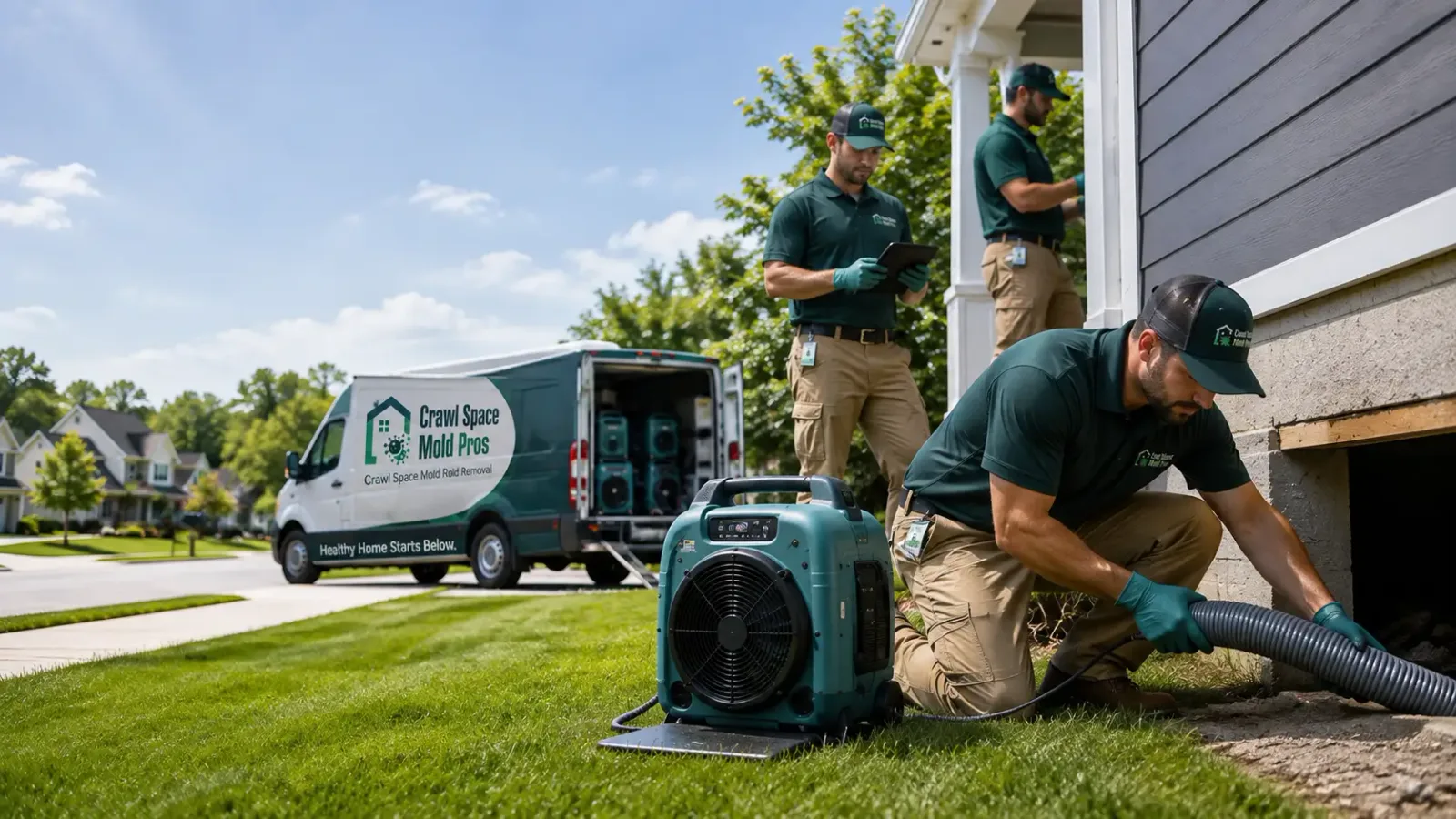 Crawl Space Mold Removal in Beach Park, IL